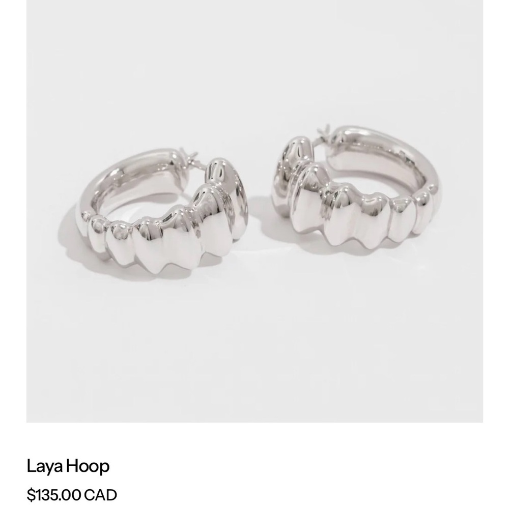 Silver Hoop Earrings